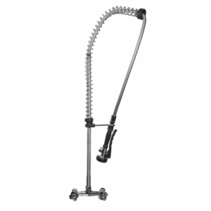 Duvara Monte – Çift Su Girişli Ön Durulama Seti Siyah