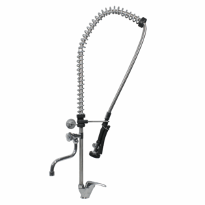 Ara Musluklu & Mix Bataryalı Ön Durulama Seti Siyah